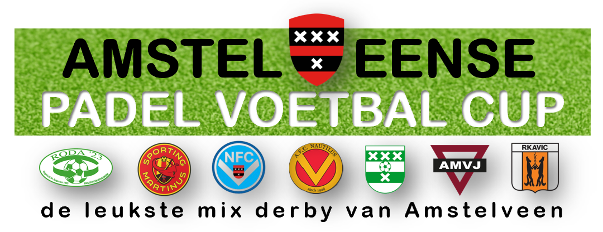 Schrijf je vóór 17 oktober in voor de Padel Voetbal Cup van Amstelveen, de leukste mix derby van Amstelveen