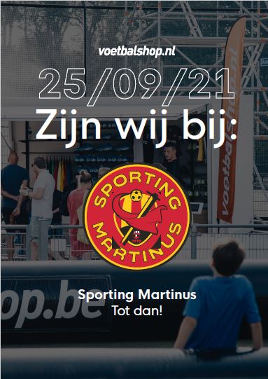 Zaterdag 25.09: Voetbalshop-truck: de nieuwste Adidas-schoenen testen! |  Sporting Martinus