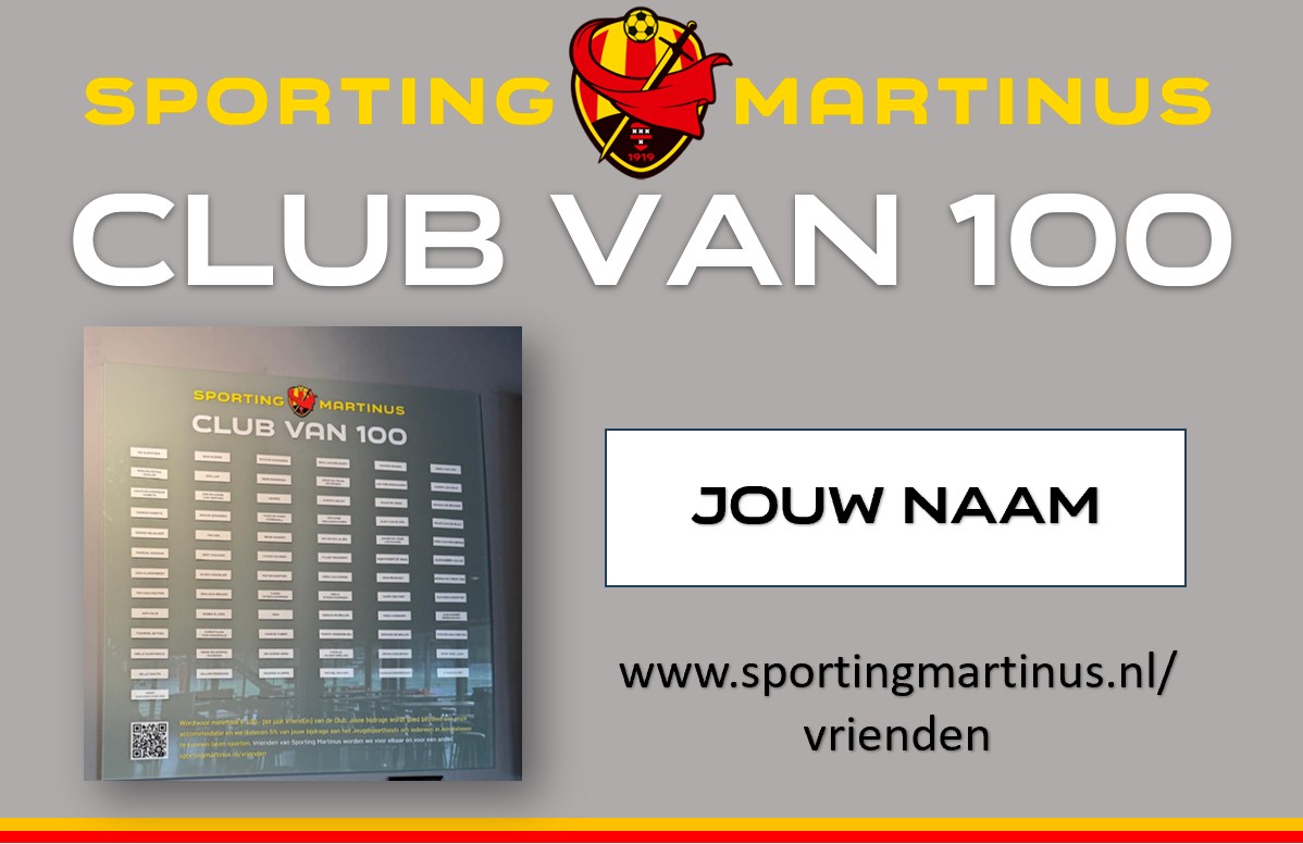 Doe ook mee met de Club van 100
