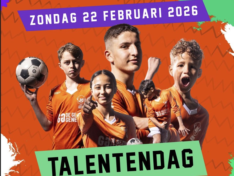 Zondag 22 februari: Talentendag Jonger Oranje bij SPM