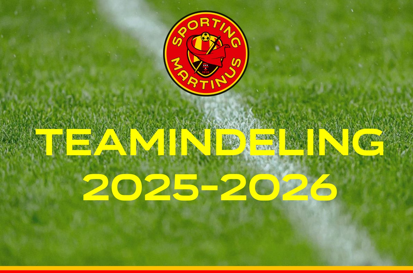 Teamindeling 2025-2026 Junioren (Pupillen volgt)