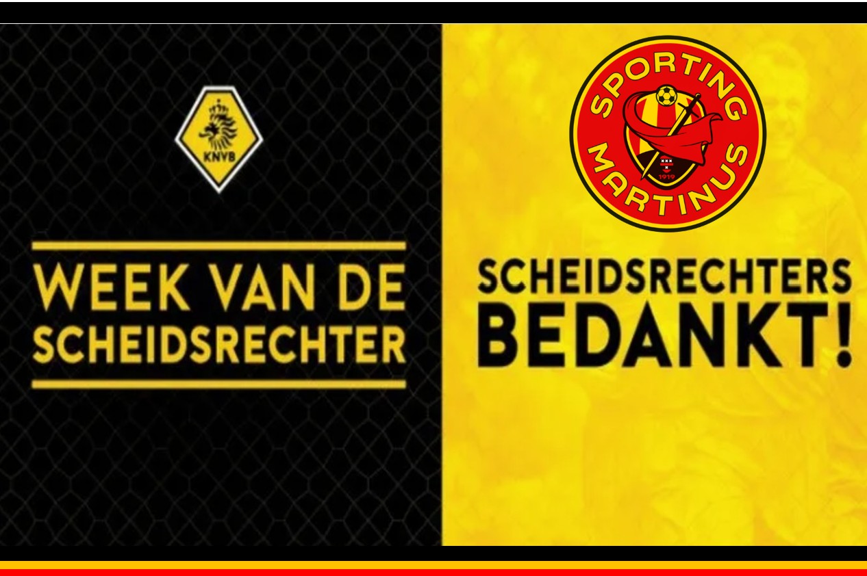 Week van de Scheidsrechter: scheids bedankt!